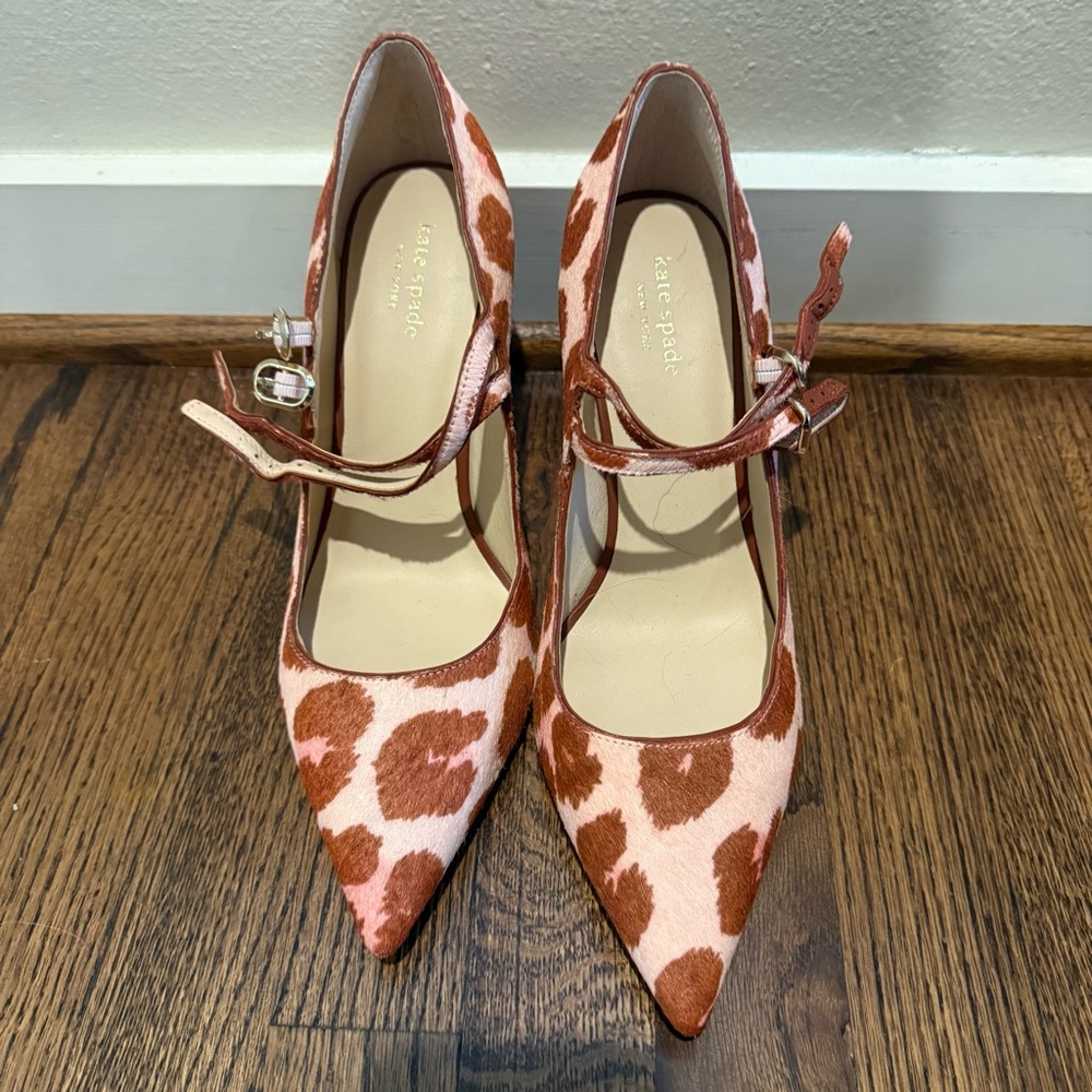 NEW Kate Spade Victorina Pump Light Pink Leopard 10 - Picture 2 of 6